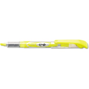 image:imagePentel SL12G 247 Highlighter Chisel Tip Bright Yellow Ink Pack of 12