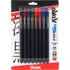 image:imagePentel EnerGel Kuro Liquid Gel Pen 07mm Medium line Assorted Ink Pack of 8 BL437R1BP8MPen