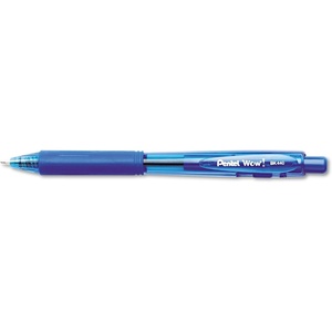 image:imagePentel BK440C WOW Retractable Ballpoint Pen 1mm Blue BarrelInk Dozen