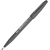image:imagePentel Arts Sign Pen Touch Fude Brush Tip Black Ink  1 Pack SES15NBPABlack