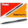 image:imagePentel Arts Sign Pen Touch Fude Brush Tip Black Ink  1 Pack SES15NBPABlack