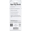 image:imagePentel Arts Sign Pen Touch Fude Brush Tip Black Ink  1 Pack SES15NBPAGoldSilver