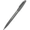 image:imagePentel Arts Sign Pen Touch Fude Brush Tip Blue Ink Box of 12 SES15CCGray