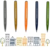 image:imagePentel Arts Sign Pen Touch Fude Brush Tip Blue Ink Box of 12 SES15CCGray Blue