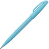 image:imagePentel Arts Sign Pen Touch Fude Brush Tip Blue Ink Box of 12 SES15CCPale Blue