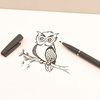 image:imagePentel Arts Sign Pen with Pigment Ink Black Ink ST150BPABOX OF 12