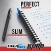 image:imagePentel Energel 07 Kuro Gel Pen  Medium Line  12 Pack of 6 Black amp 6 Blue12 Count Pack of 1