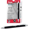 image:imagePentel Glidewrite Executive Ballpoint Pen 10mm Medium Silver Metal Barrel Black Ink Pack of 1 BX970ZBPBlack