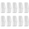 image:imagePentel HiPolymer White Cap Erasers Pack of 10 ZEH02BP1010 Count Pack of 2