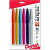 image:imagePentel Arts Sign Pen Brush Tip Assorted Ink 6Pk S520RBP6M