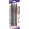 image:imagePentel Arts Sign Pen Touch Fude Brush Tip Black Ink  1 Pack SES15NBPABlackGreySepia