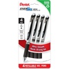 image:imagePentel EnerGel RTX Liquid Gel Pens Medium 07mm Black Ink 4pk BL77PF4A