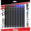 image:imagePentel Energel 07 Kuro Gel Pen  Medium Line  12 Pack of 6 Black amp 6 Blue12 Count Pack of 1