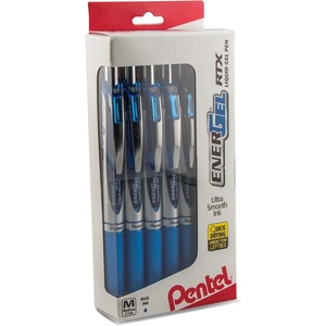 image:imagePentel EnerGel RTX Retractable Liquid Gel Pen Canister Black Ink BL77PC36A Pack of 1 36 Count TotalBlue