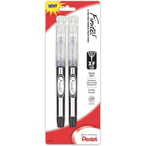image:imagePentel Finito Porous Point Pen Fine Point Tip Black Ink 2 Pack SD98BP2A