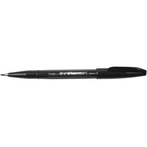 image:imagePentel Fude Touch Sign Pen Brown Felt Pen Like Brush Stroke SES15CEBlack