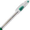 image:imagePentel BK91B RSVP Stick Ballpoint Pen 1mm Transparent Barrel Red Ink Pack of 12Green