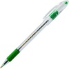 image:imagePentel BK91B RSVP Stick Ballpoint Pen 1mm Transparent Barrel Red Ink Pack of 12Green