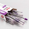image:imagePentel BK91B RSVP Stick Ballpoint Pen 1mm Transparent Barrel Red Ink Pack of 12Purple