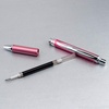 image:imagePentel BL407PGA EnerGel Sterling Liquid Gel Rollerball Pen Rose Gold Casing Stroke Width 035 mm Ball Diameter 07 mm Black InkPink