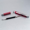 image:imagePentel BL407PGA EnerGel Sterling Liquid Gel Rollerball Pen Rose Gold Casing Stroke Width 035 mm Ball Diameter 07 mm Black InkRed
