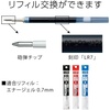 image:imagePentel BL80C 10 Blue Gel Ballpoint Pen EnerGel Ink 10 Pens003 inch 07 mm  Blue Silver Shaft