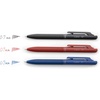 image:imagePentel BXA107CC Calme ballpoint pen clearly dampened click noise grip zone in leather look refillable ball 07 mm  line width 035 mm ink colour blue pack of 1red