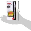 image:imagePentel Ballpoint Pen Medium Point 24PK Black InkClear Barrel PENBK91ASWUS