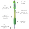 image:imagePentel Cometz Automatic Pencil 09mm Light Green Barrel Box of 12 AX119KGreen