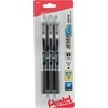 image:imagePentel EnerGel RTX Retractable Liquid Gel Pen Bold Line Metal Tip Red Ink 2Pack BL80BP2BBlack
