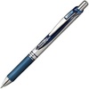 image:imagePentel Energel Knock Ballpoint Pen 07mm Triagle Tip Black Ink Siver Body with Black Accent BL77ABlackblue