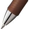 image:imagePentel Energel Knock Ballpoint Pen 07mm Triagle Tip Black Ink Siver Body with Black Accent BL77ABrown