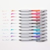 image:imagePentel Gel Ink Ballpoint Pen EnerGel Infree 05mm Clear Body BLN75TL10 10 Colors10 Colors