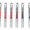 image:imagePentel Gel Ink Ballpoint Pen EnerGel Infree 05mm Clear Body BLN75TL10 10 Colors10 Colors