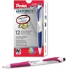 image:imagePentel GlideWrite Ballpoint Pen with TechniFlo Ink 10mm Medium Line Brown Ink Box of 12 BX910EBrown