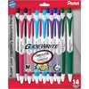 image:imagePentel GlideWrite Ballpoint Pen with TechniFlo Ink 10mm Medium Line Brown Ink Box of 12 BX910EMulticolor