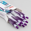 image:imagePentel GlideWrite Ballpoint Pen with TechniFlo Ink 10mm Medium Line Brown Ink Box of 12 BX910EPurple