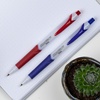 image:imagePentel GlideWrite Ballpoint Pen with TechniFlo Ink 10mm Medium Line Brown Ink Box of 12 BX910ERed