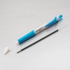 image:imagePentel GlideWrite Ballpoint Pen with TechniFlo Ink 10mm Medium Line Sky Blue Box of 12 BX910S