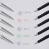 image:imagePentel Glidewrite Signature Ballpoint Pen Pearl White Barrel 10mm Medium Line Blue Ink 12 Pens BX930WCViolet