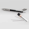 image:imagePentel Graph Gear 800 Mechanical Drafting Pencil 05mm Black Barrel with Lead and Small PG805LZBP1 Pencil  Lead and Eraser