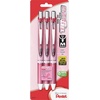 image:imagePentel Pink BCA EnerGel Retractable Liquid Gel Pen 07mm Medium Line Metal Tip Pink Barrel Black Ink Pack of 3 BL77PBP3ABC3 Count Pack of 1