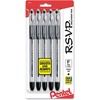 image:imagePentel RSVP Ballpoint Pen Fine Line 07mm Blue Ink BK90BP5C Pack of 1 5 Count TotalBlack