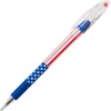 image:imagePentel RSVP Ballpoint Pen Fine Line 07mmFlag Barrel Black Ink 12 Pack BK90USAA12 Count Pack of 2