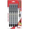 image:imagePentel RSVP Colors Ballpoint Pen 10mm Medium Line Violet Ink 5 Pack BK91CRBP5V BlackBlack