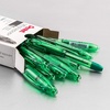 image:imagePentel RSVP Mini Ballpoint Pen 10mm Medium Line 24Assorted Ink in Clear Cylinder Pack BK91MN24MGreen Ink