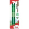 image:imagePentel RSVP RT Colors Retractable Ballpoint Pen 10mm Medium Line Barrel Pink Ink Box of 12 BK93CRPPGreen