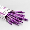 image:imagePentel RSVP RT Colors Retractable Ballpoint Pen 10mm Medium Line Barrel Pink Ink Box of 12 BK93CRPPPurple