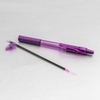 image:imagePentel RSVP RT Colors Retractable Ballpoint Pen 10mm Medium Line Barrel Pink Ink Box of 12 BK93CRPPPurple
