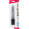 image:imagePentel RSVP Super RT Ballpoint Pen 07mm Fine Line Assorted Ink Pack of 4 BX477BP4M1Black
